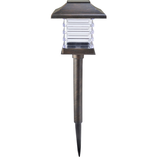 Moonrays Trenton Black Plastic Path Light