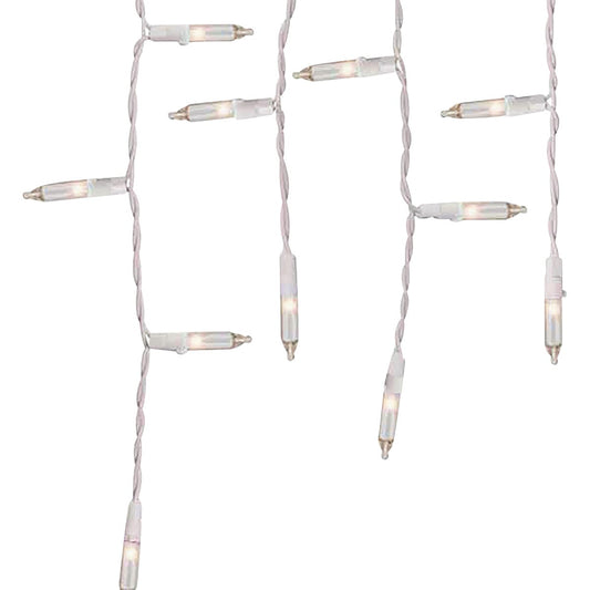 J Hofert Clear 200-Bulb Incandescent Icicle String Light Set