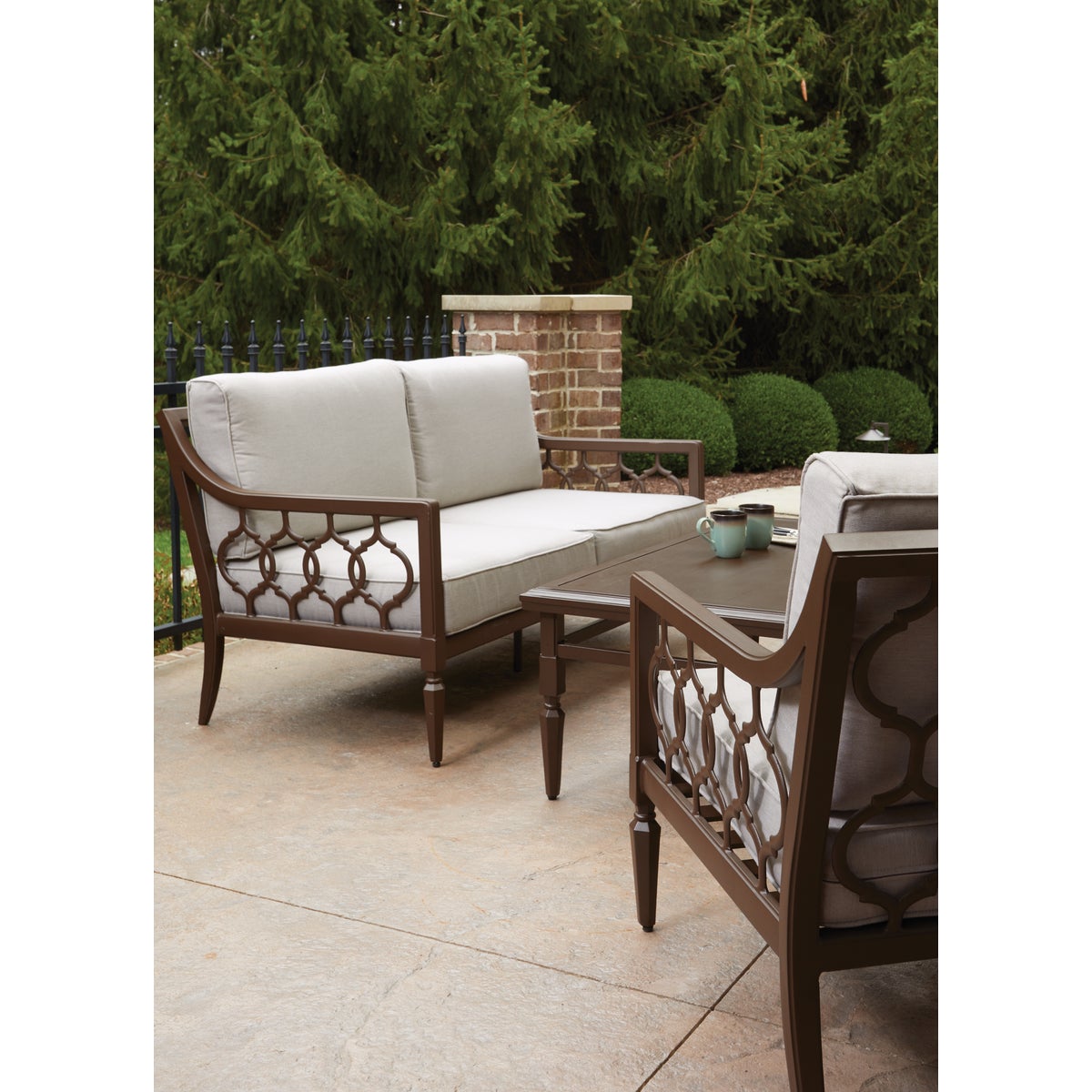 Outdoor Expressions Brookfield 4-Piece Deep Seating Chat Set