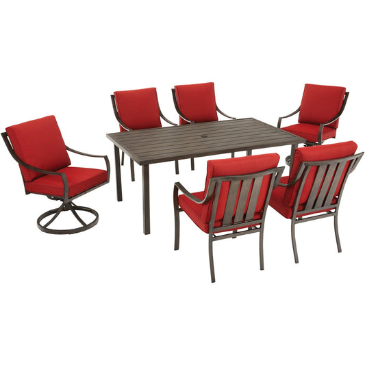 Pacific Casual Melrose Court 7-Piece Dining Set