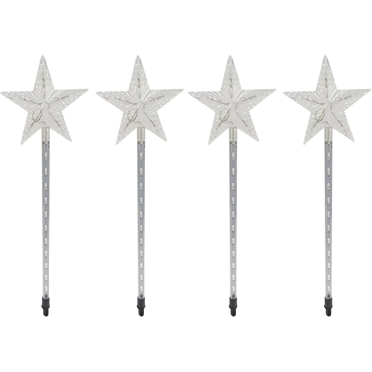 Alpine 25 In. LED Shooting Star Garden Stake (4-Pack)