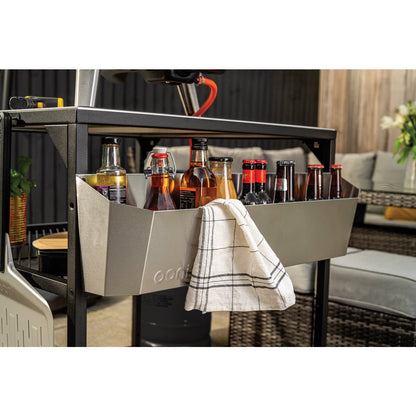 Ooni Stainless Steel 7.8 In. W. x 23.6 In. L. Large Pizza Station Utility Box