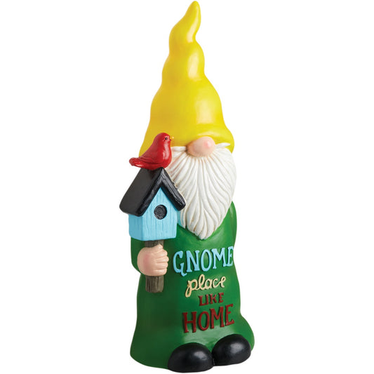 Alpine 24 In. H. MGO Gnome Statue with Gnome Place Like Home Verse