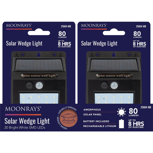 Moonrays SMD LED Solar Motion Sensor Wedge Light