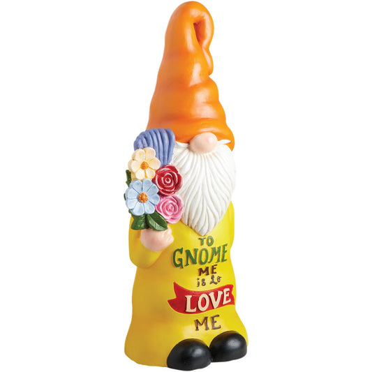 Alpine 24 In. H. MGO Gnome Statue with To Gnome Me Is To Love Me Verse