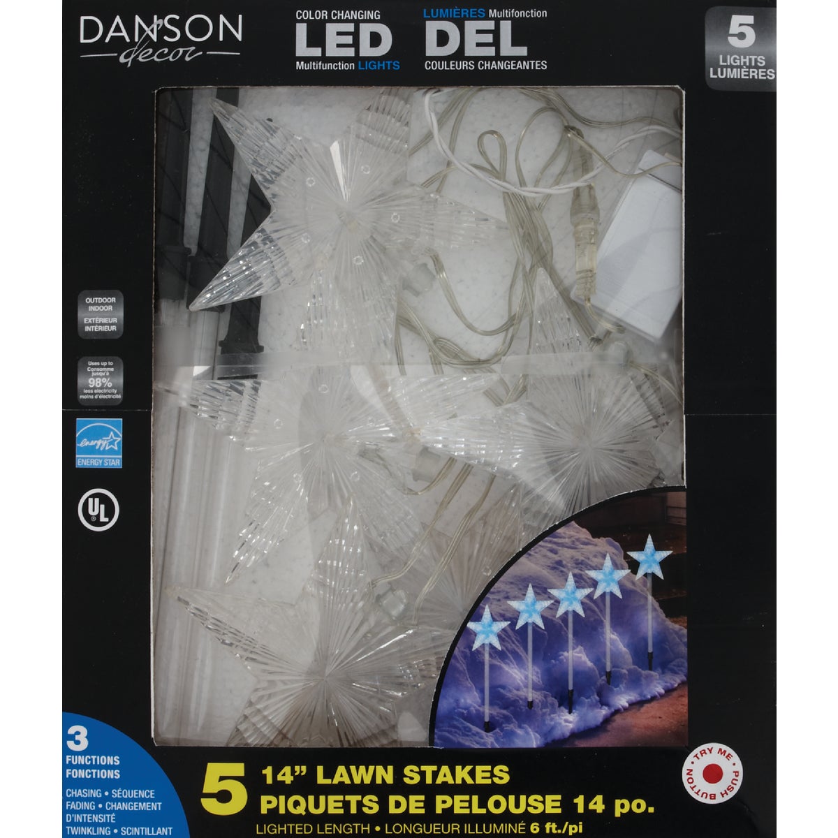 Danson Decor 14 In. Star LED Path Light Set (5 per set)