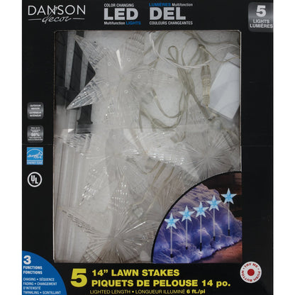 Danson Decor 14 In. Star LED Path Light Set (5 per set)