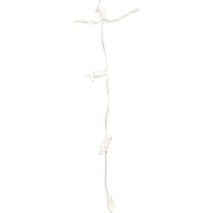 Danson Decor Dazzlelites Pure White 48-Bulb Micro Mini LED Icicle Light Set with White Wire