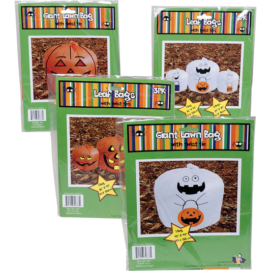 Regent Products Assorted Size Halloween Lawn & Leaf Bag