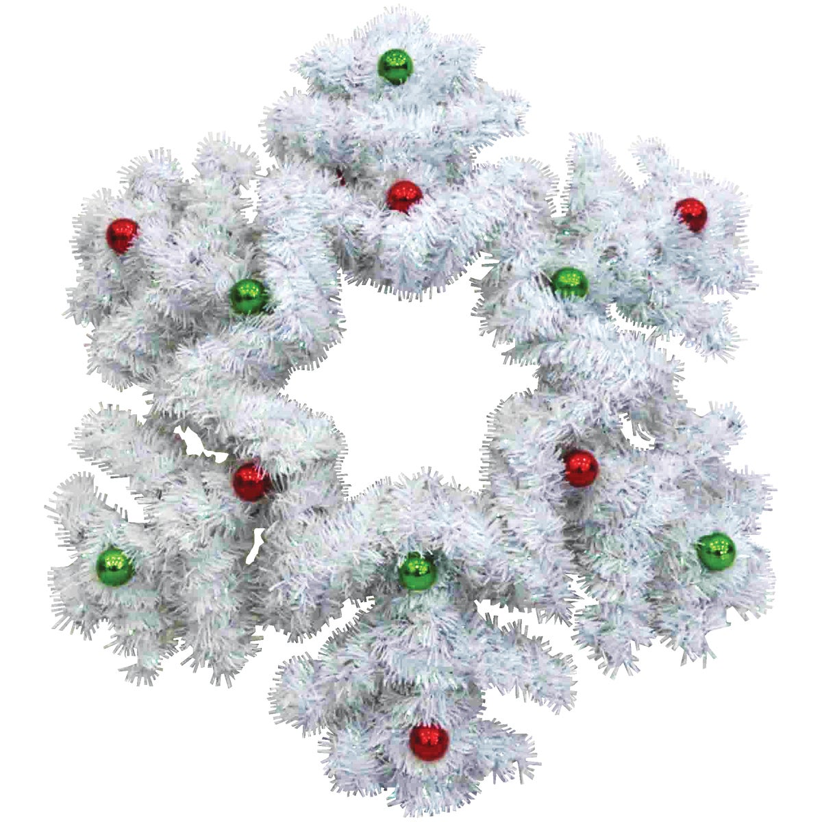 F C Young 18 In. Tinsel Snowflake Holiday Decoration