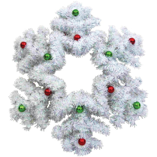 F C Young 18 In. Tinsel Snowflake Holiday Decoration
