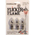 J Hofert C7 Clear Flicker 120V Replacement Light Bulb (3-Pack)