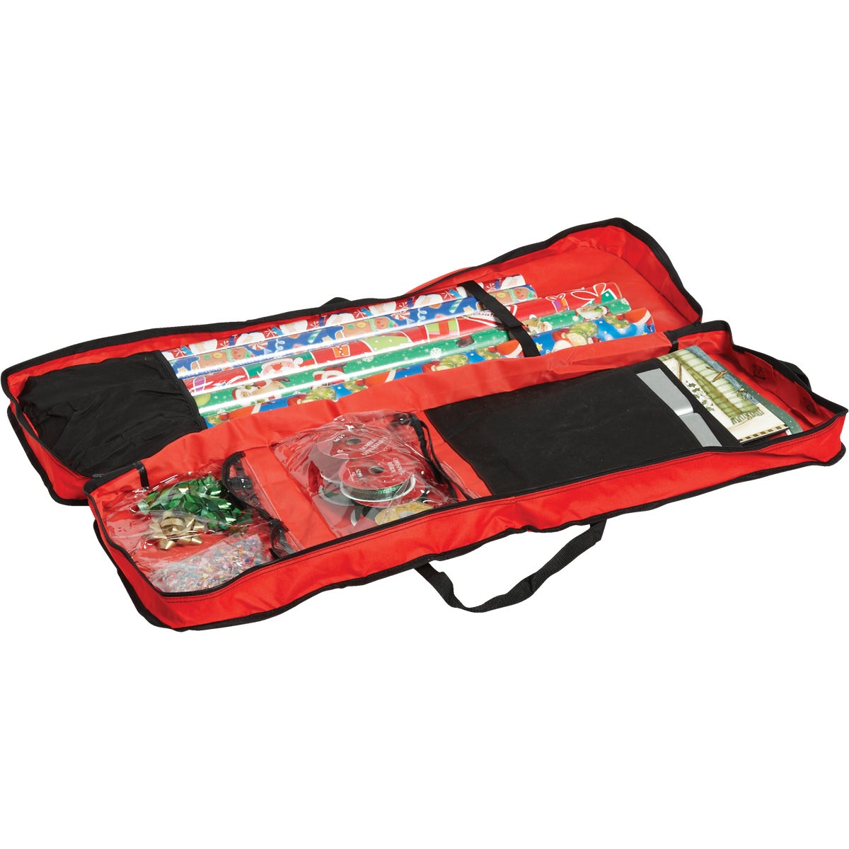 St. Nick's Choice 14 In. W. x 5 In. H. x 39 In. L. Polyester Gift Wrap Storage Organizer