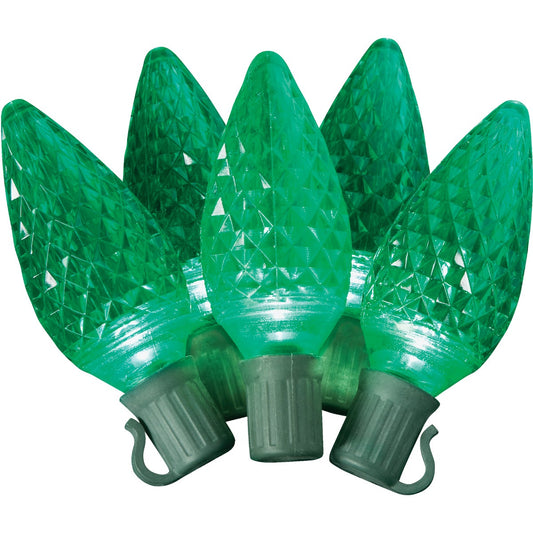 J Hofert Green 25-Bulb C9 LED Light Set