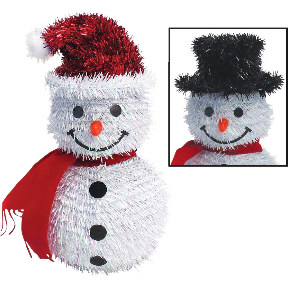 Youngcraft 11 In. Tinsel Snowman Holiday Decoration