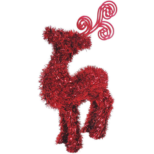 Youngcraft 14 In. Tinsel Deer Holiday Decoration