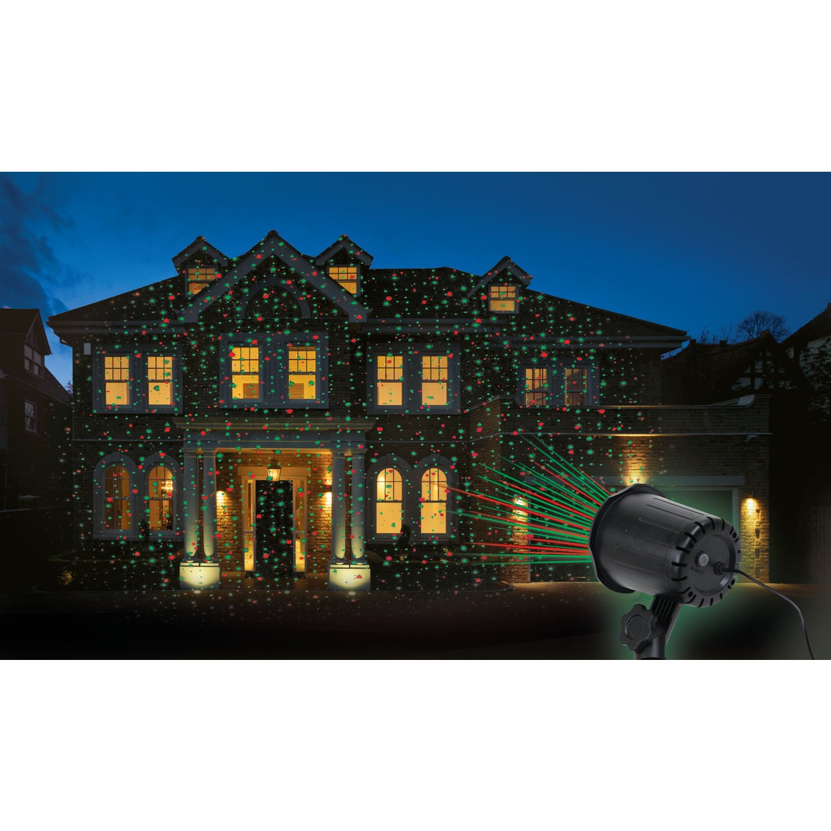 Prime Wire & Cable LED 5W Holiday Landscape Laser Light Projector