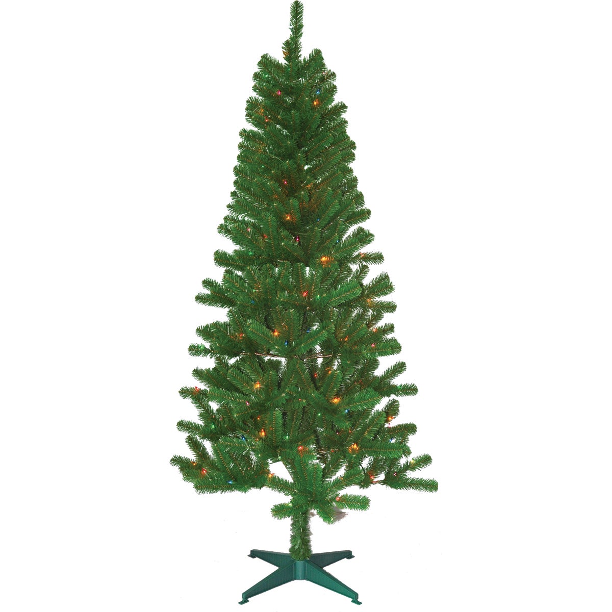 General Foam 6 Ft. Morrison Pine 150-Bulb Multi Incandescent Prelit Artificial Christmas Tree