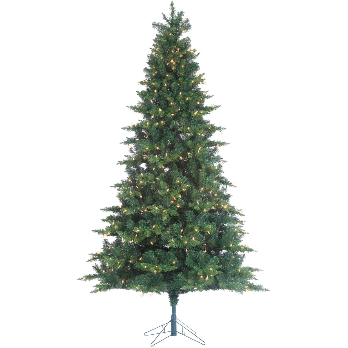 Gerson 7.5 Ft. Longwood Pine 600-Bulb Clear Incandescent Prelit Artificial Christmas Tree