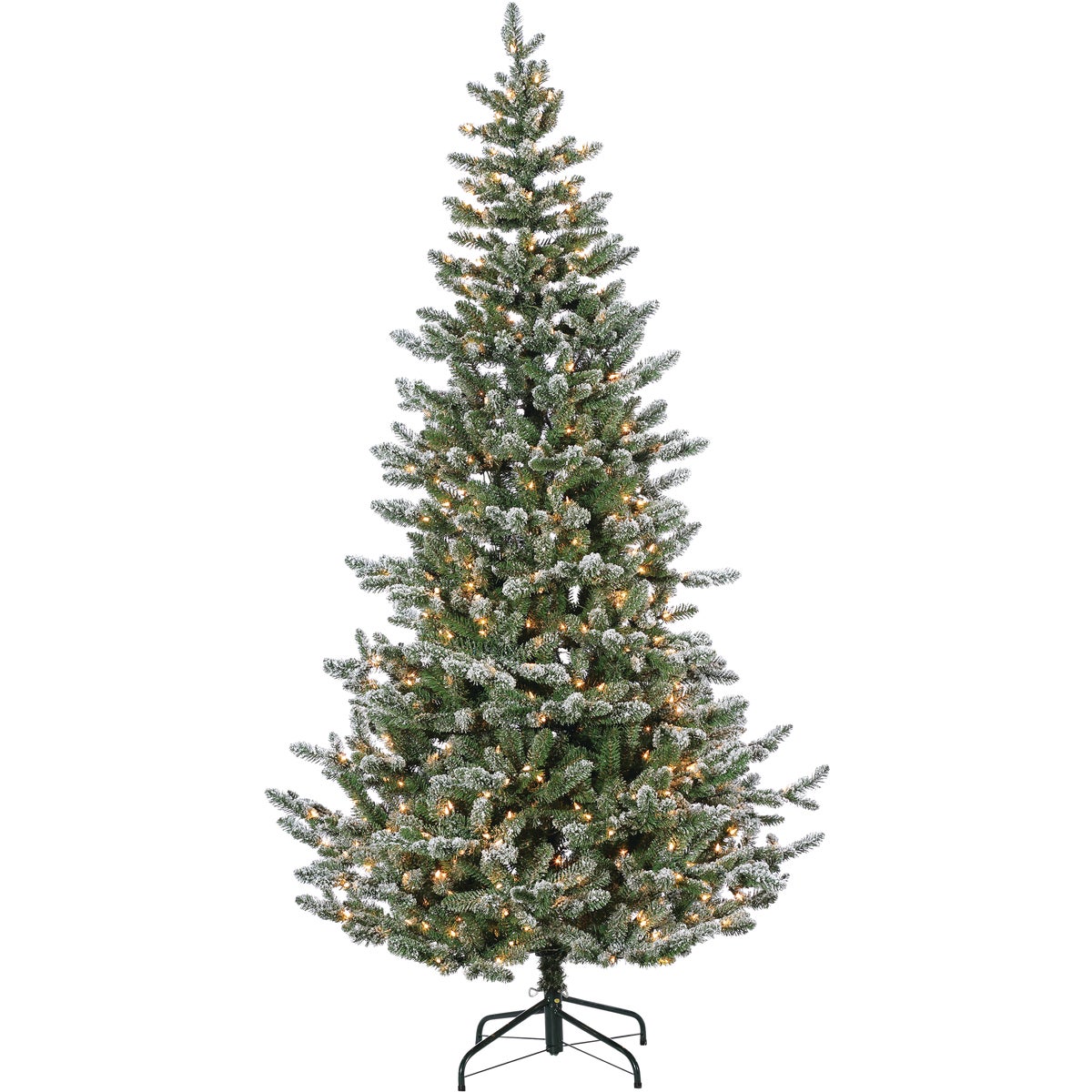 Sterling 7.5 Ft. Lightly Flocked King Pine 550-Bulb Clear Incandescent Prelit Artificial Christmas Tree