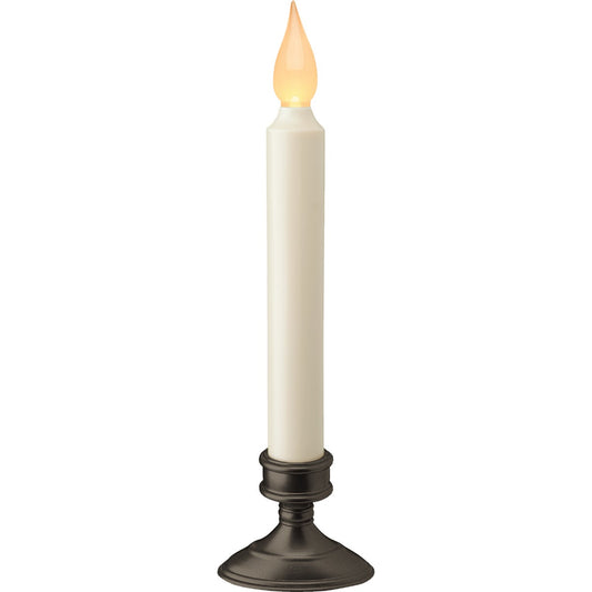 Xodus 3.5 In. W. x 9.75 In. H. x 1.6 In. D. Aged Bronze LED Dusk To Dawn Battery Operated Candle