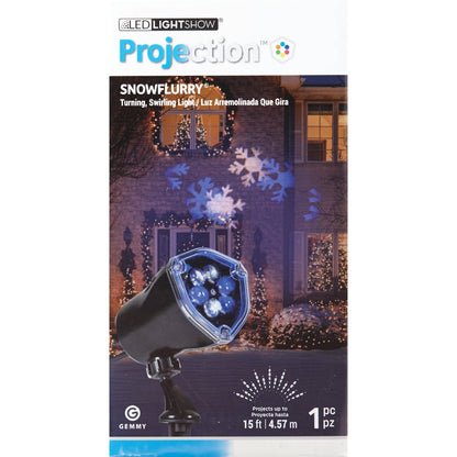 Gemmy LED 5W SnowFlurry Laser Light Projector