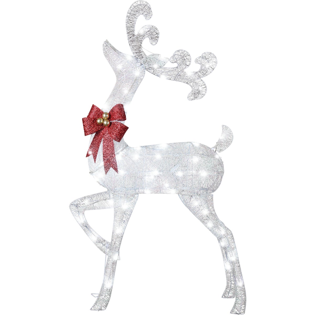 Gemmy 50.39 In. LED Illuminated Buck Holiday Figure
