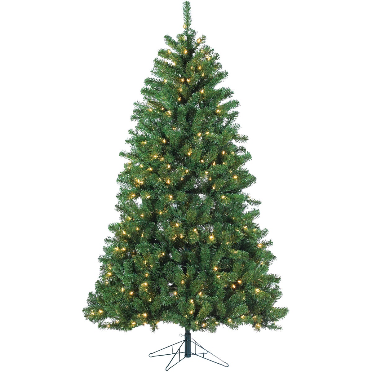 Gerson 7 Ft. Montana Pine 400-Bulb Warm White LED Prelit Artificial Christmas Tree