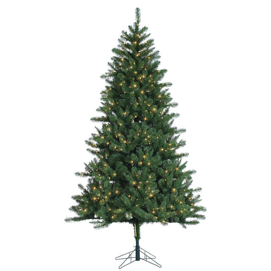 Gerson 7.5 Ft. Hawthorne Pine 700-Bulb Clear Incandescent Prelit Artificial Christmas Tree