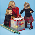 Dyno 12 In. W. x 12 In. H. x 12 In. L. Polypropylene Zip-Up Christmas Ornament Storage Cube
