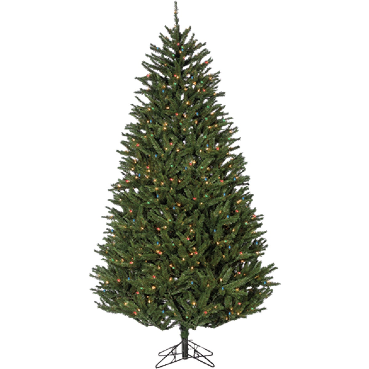 Sterling 7.5 Ft. New England Pine 800-Bulb Multi Incandescent Prelit Artificial Christmas Tree