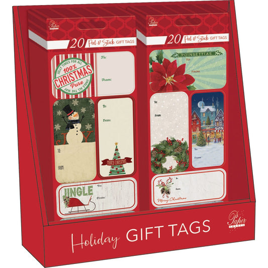 Paper Images Assorted Christmas Gift Tags (20-Pack)
