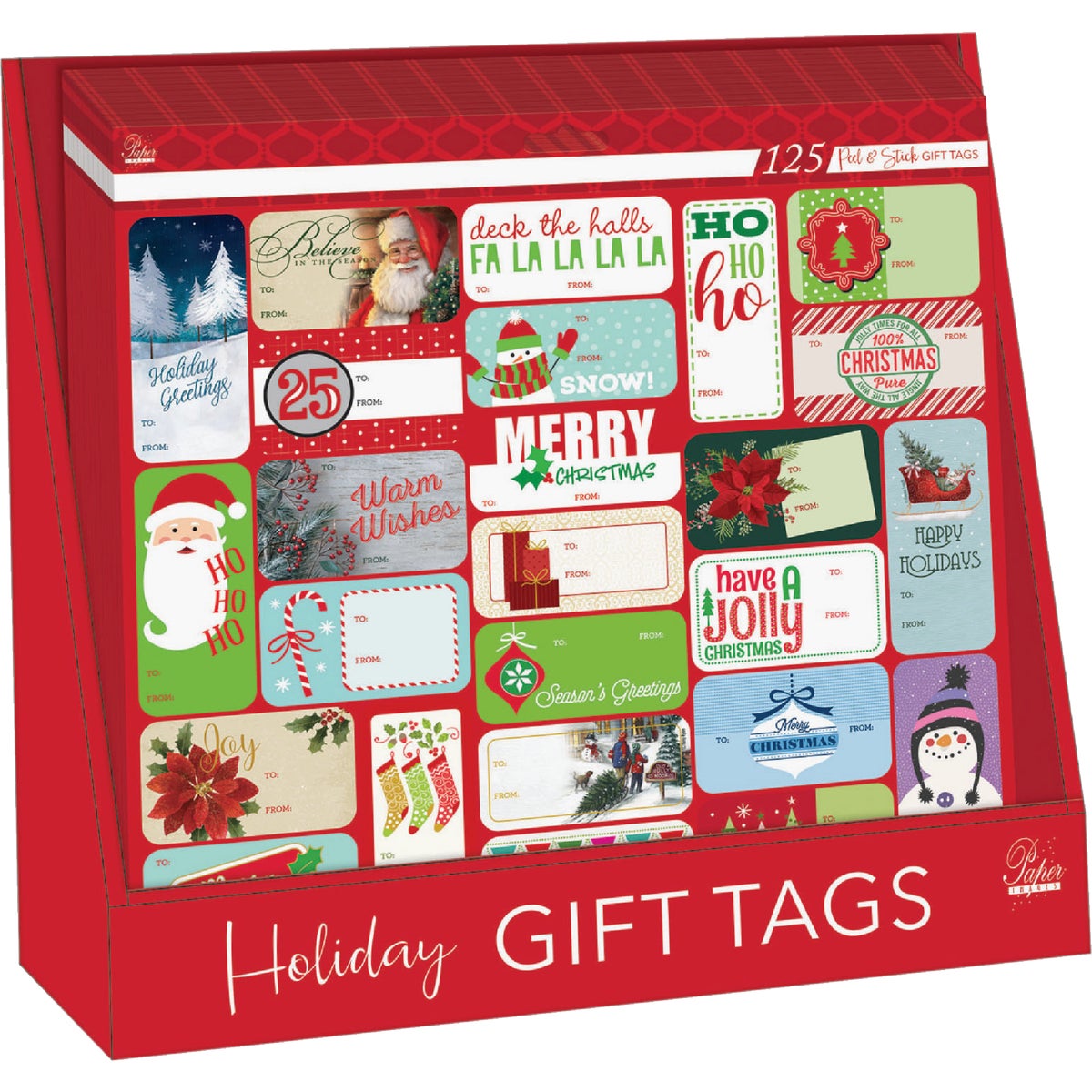 Paper Images Christmas Gift Tags (125-Pack)