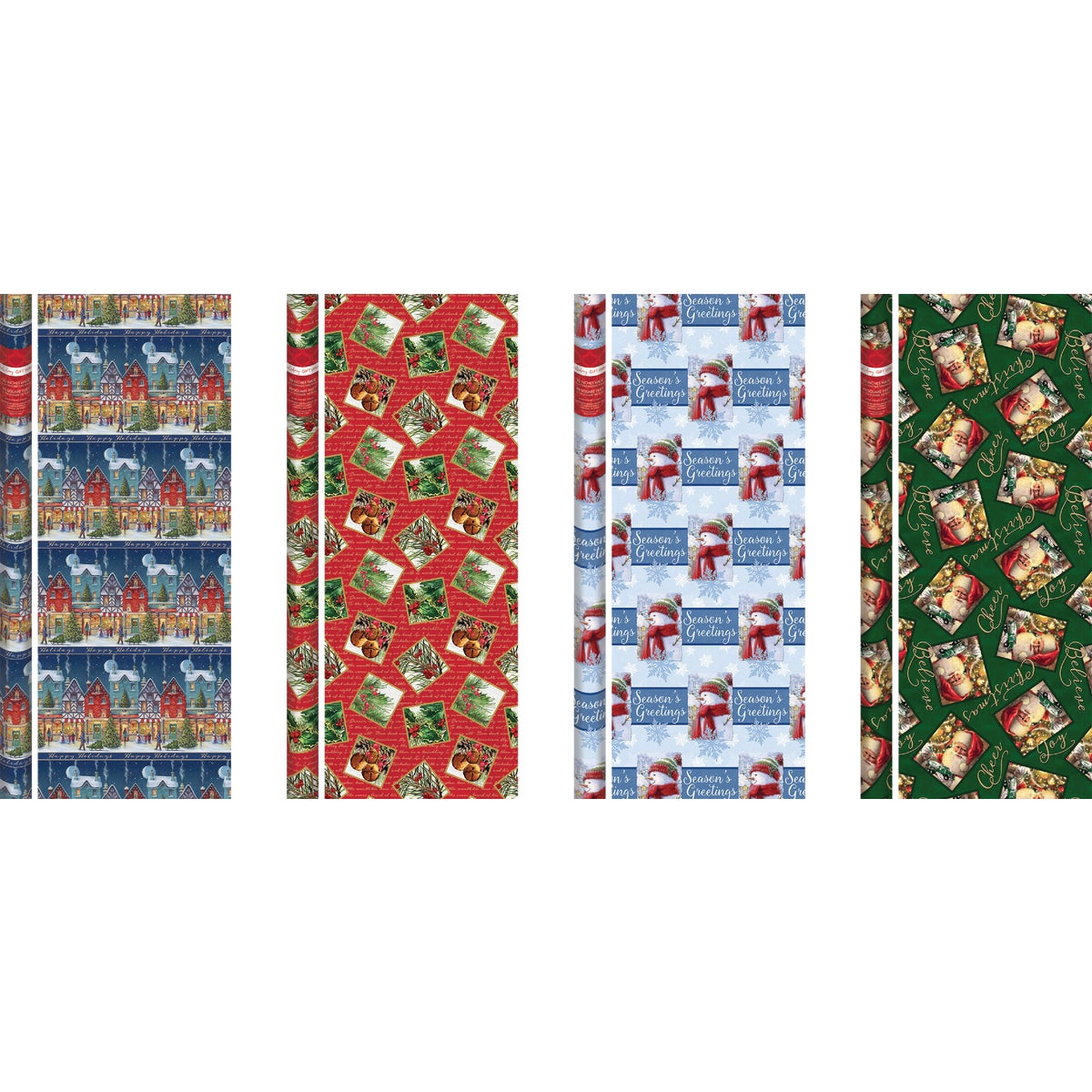 Paper Images Traditional 40 In. Christmas Gift Wrapping Paper