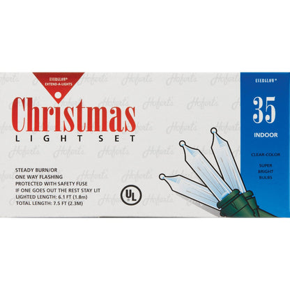J Hofert Clear 35-Bulb Indoor Mini Incandescent Light Set