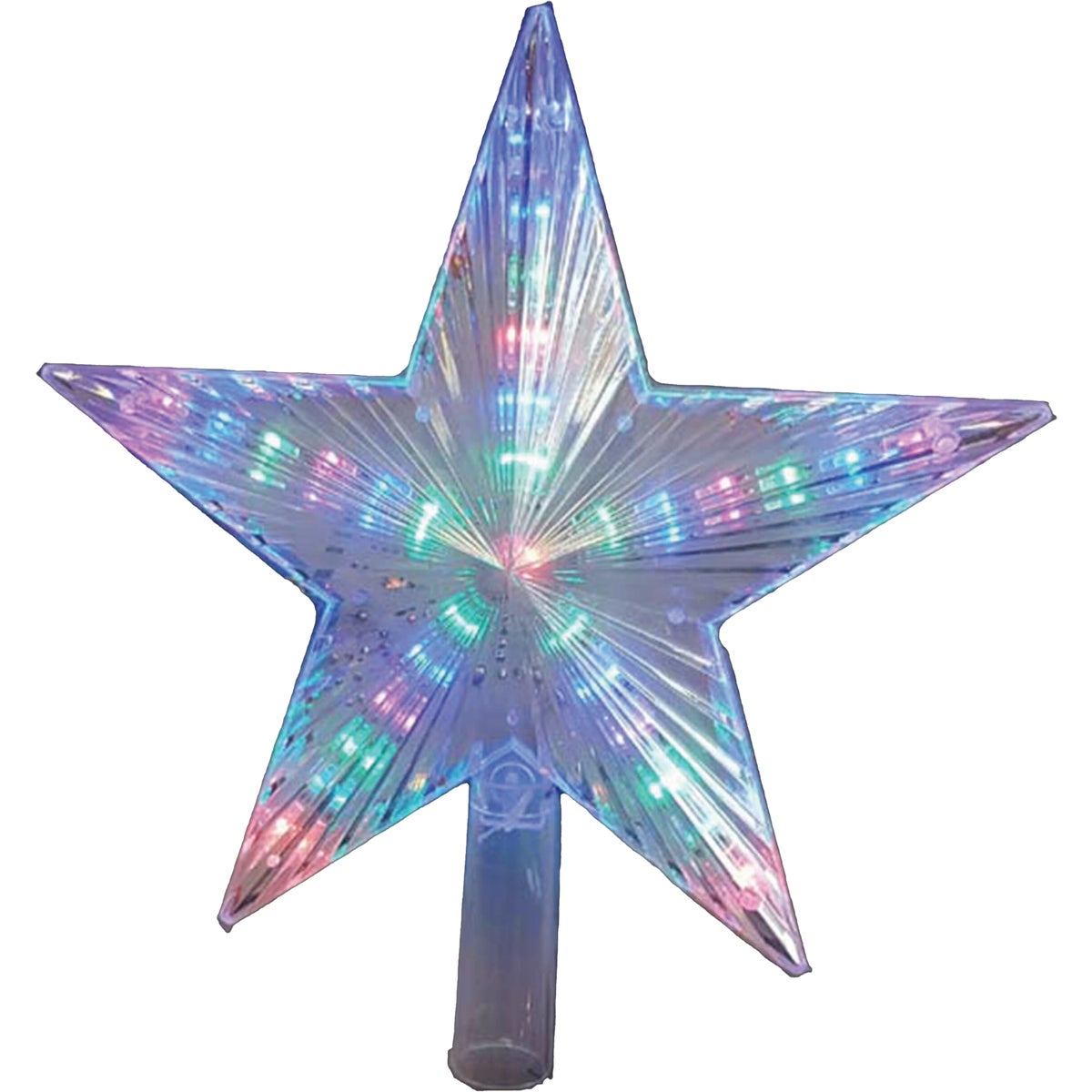 J Hofert Multi-Color 9 In. LED Christmas Tree Topper