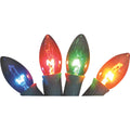 J Hofert C9 Multi Transparent 125V Replacement Light Bulb (4-Pack)