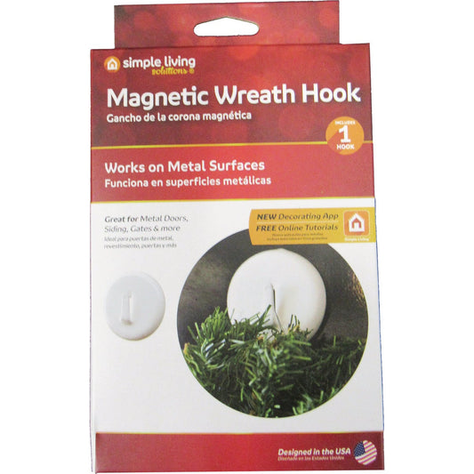 Simple Living Solutions 2 In. Magnetic Plastic Wreath Hanger