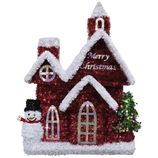 Youngcraft 20 In. 2-Dimensional Tinsel Church