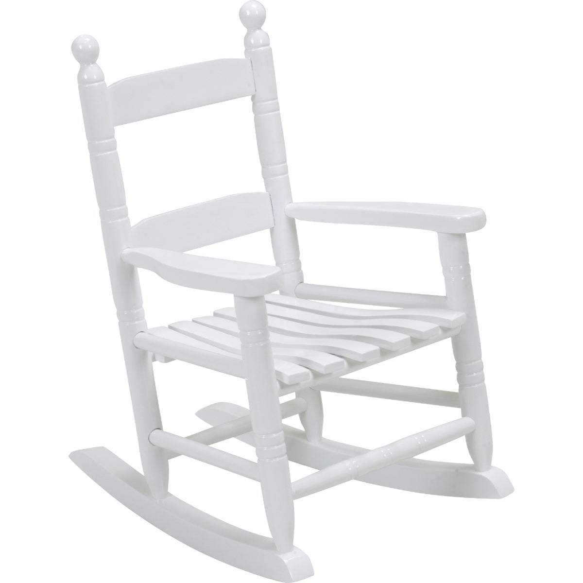 Knollwood White Wood Child Rocking Chair