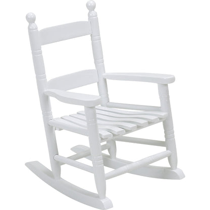 Knollwood White Wood Child Rocking Chair