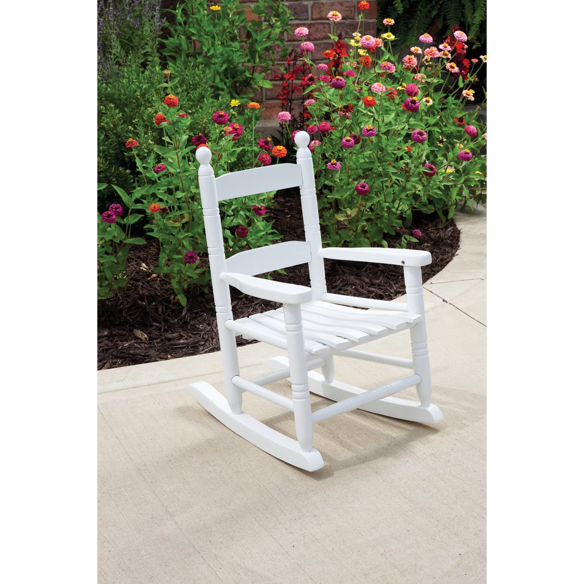 Knollwood White Wood Child Rocking Chair