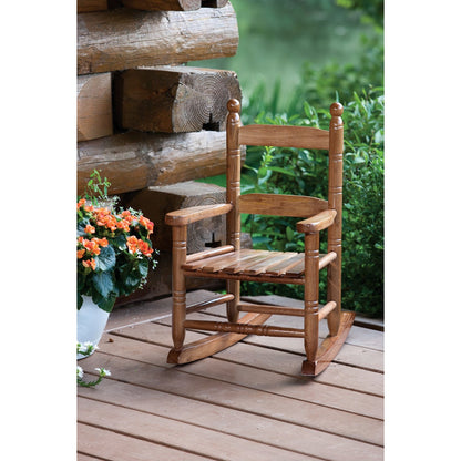Knollwood Natural Wood Child Rocking Chair