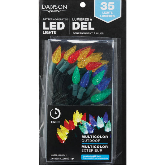 Danson Decor Multi 35-Bulb C6 LED Battery Operated Light Set