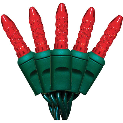 J Hofert Red 50-Bulb C3 LED Light Set