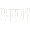 J Hofert Clear 100-Bulb Mini Incandescent Icicle Light Set with White Wire