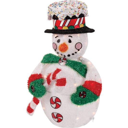 Product Works 32 In. Incandescent Jolly Snowman Holiday Figure