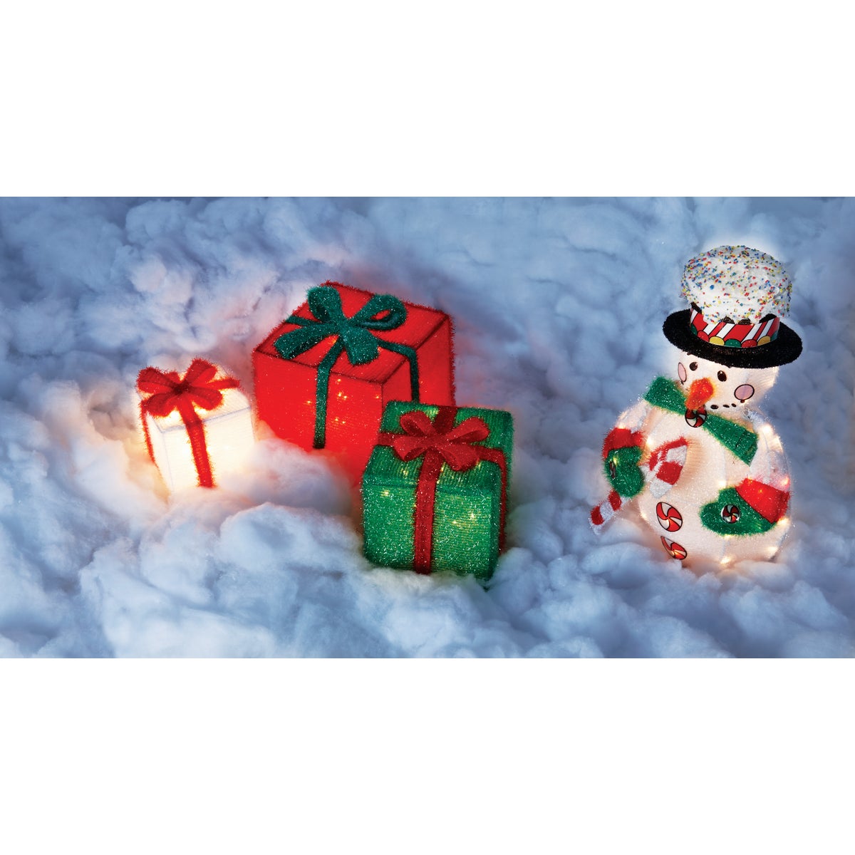 Product Works 32 In. Incandescent Jolly Snowman Holiday Figure