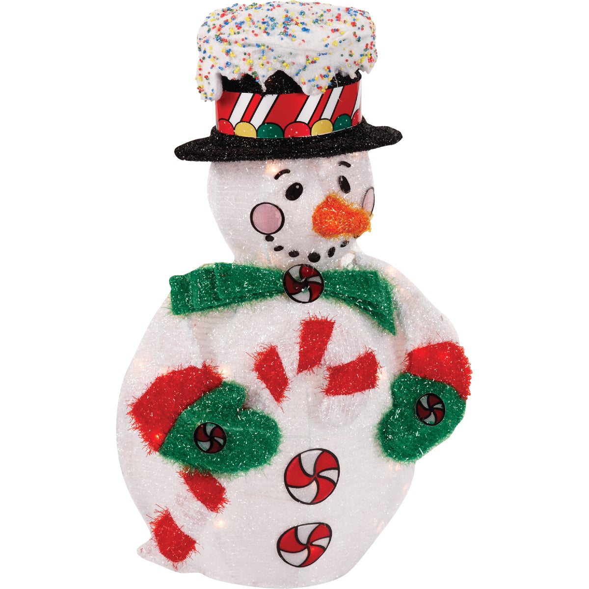 Product Works 32 In. Incandescent Jolly Snowman Holiday Figure