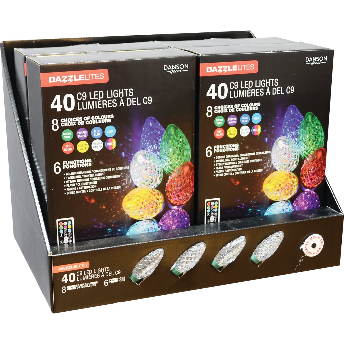 Danson Decor Dazzlelites 40-Bulb C9 LED Color Changing Light Set